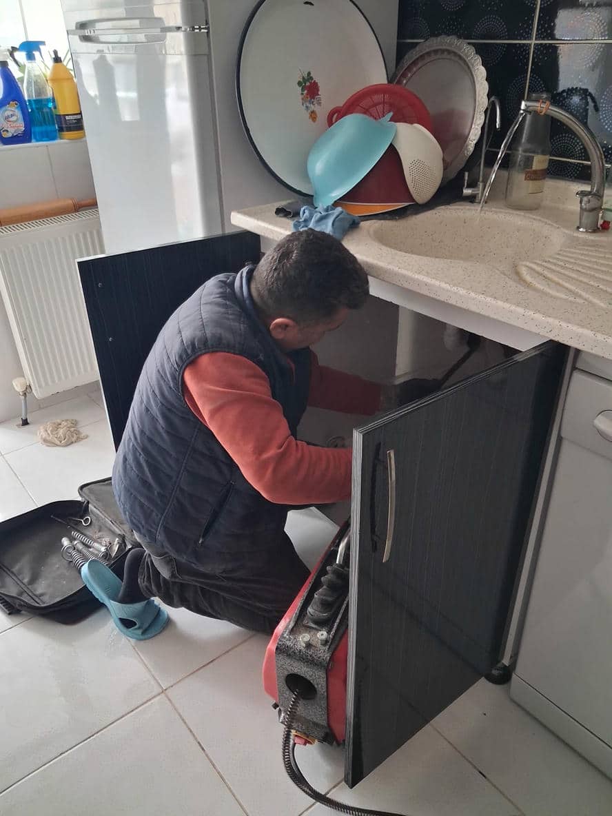 Lavabo tıkanıklık açma servis görseli